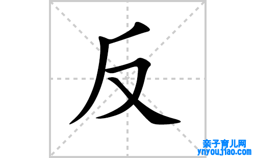 反的笔顺笔画怎么写（反的笔画、拼音、表明及成语详解）