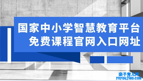 国度中小学伶俐教诲平台免费网课视频在那边看,官网进口网址是什么