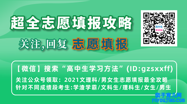 2021年高考志愿填报超全攻略