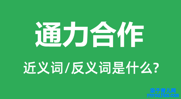 共同尽力的近义词和反义词是什么,共同尽力是什么意思