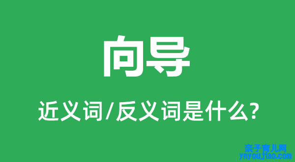 领导的近义词和反义词是什么,领导是什么意思